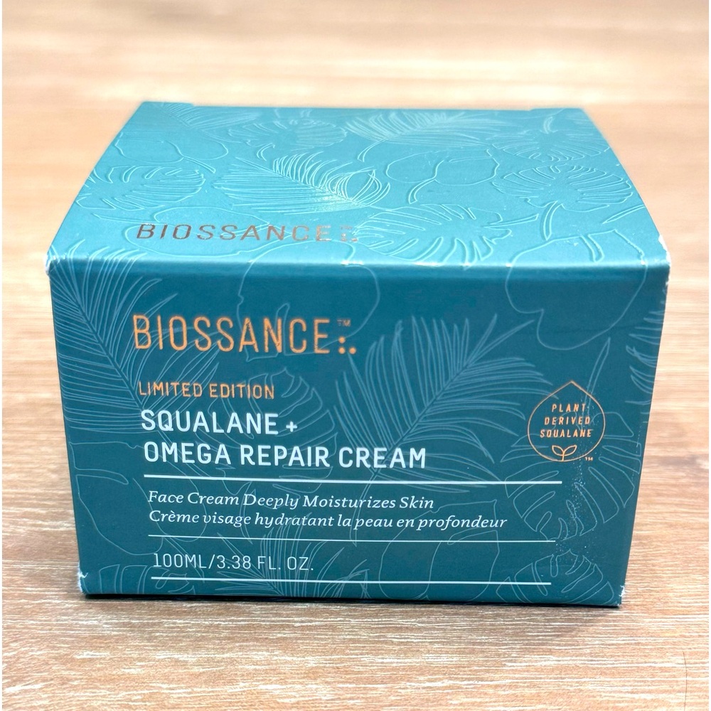 Biossance Squalane + Omega Repair Cream Jumbo 3.38 Oz.